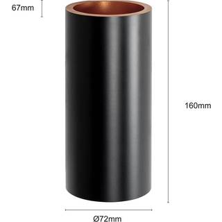 Lucande Benidetta udendørs LED-væglampe, 16 cm
