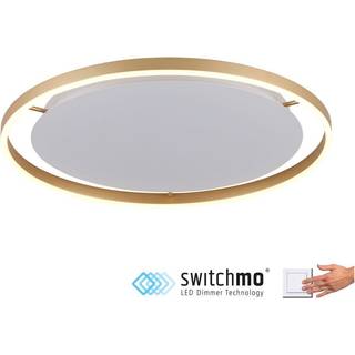 Loftslampe messing 60 cm inkl. LED 3-trins dæmpbar - Zlatan