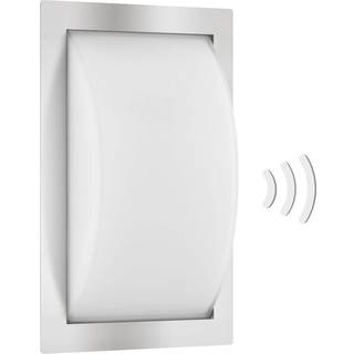 Ivett udendørs LED-væglampe, rustfrit stål, sensor