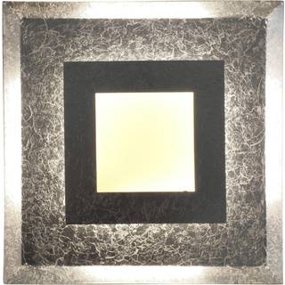 Window LED-væglampe, 39x39 cm, sølv