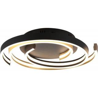 LED-loftslampe Caya, dæmpbar, messing