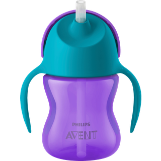 PHILIPS AVENT Sugerørskop 200 ml lilla