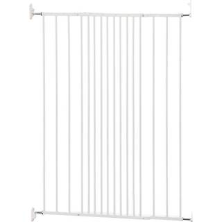 SPD Pet Extending Gate hundegitter, ekstra højt, hvid, 62,5-106,8 cm