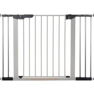BabyDan Premier sikkerhedsgitter med 5 forlængere, sølv, 105,5-112,8 cm