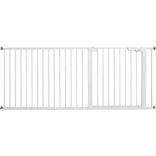 BabyDan Premier sikkerhedsgitter ekstra bred, hvid, 177,8-183 cm