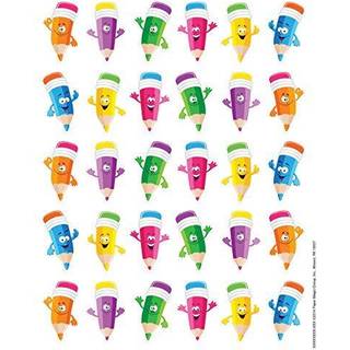 Eureka Pencil Smiley Faces Stickers Theme (655068)