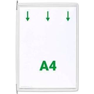 Tarifold displaylommer A4 hvid