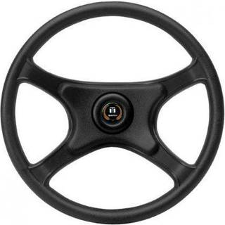 Bådrat motorbåd Dometic Garda, plast, Ø335 mm, med nav, passer 3/4" (19 mm) rataksel, sort