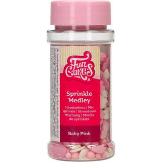 Sprinkle Medley/Drys Medley - Baby Pink 50g, FunCakes