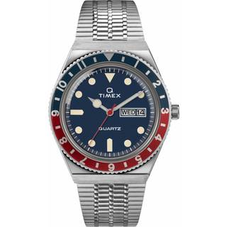 Timex Q Reissue 1979 Silver/Blue Dial