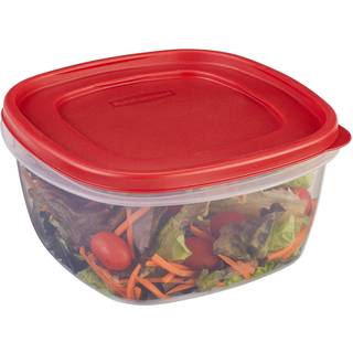 Rumbermaid Easy Find l?g madopbevaringsbeholder 14 kop racer r?d