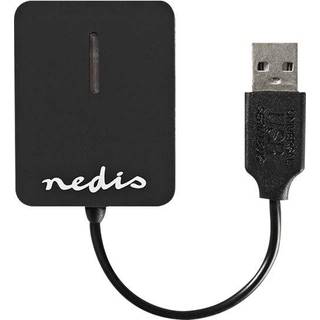Nedis CRDRU2300BK - card reader - USB 2.0