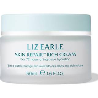 Liz Earle Skin Repair Rich Face Cream - Hydration Boosting Face Moisturizer med en luksuri?s fl?de tekstur - efterlader hudf?lelse beroliget og t
