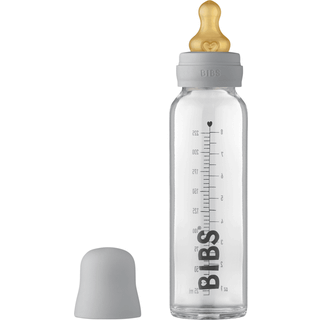 Bibs Baby Glass Bottle Complete Set Latex Cloud (225 ml)
