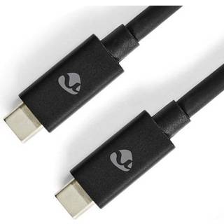 Nedis USB-kabel | USB 4.0 Gen 2x2 | USB-C™ Han | USB-C™ Han | 240 W | 8K@60Hz | 20 Gbps | Nikkelplateret | 2.00 m | Runde | PVC | Sort | Box