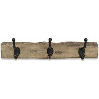 Gladys Rustic Wood 3 Hook Wall Organizer