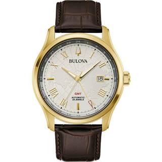 Bulova 97B210 Wilton GMT Automatik Herrenuhr 43mm 3ATM