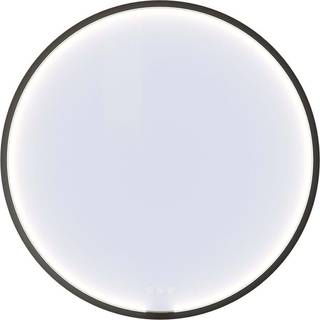 Dansani Moon spejl med LED-lys. Matsort Ø75