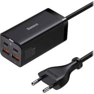 Baseus GaN3 Pro 4 Ports Desktop Charger 2xUSB-C + 2xUSB 100W - Black