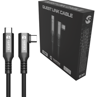 5m kabel fra VortexVR USB-C til Meta Quest Link | til Quest 3S Quest 3 Quest 2