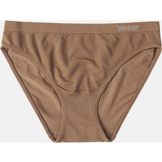 Bambus tai trusser til dame i lysebrun fra Boody, XL