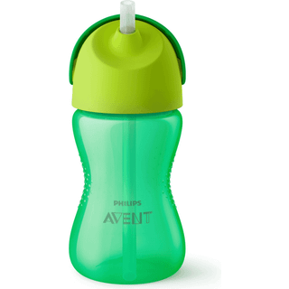 Philips Avent Drikkedunk med sugerør - pink/gul - 300 ml - SCF798/02