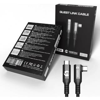 3m kabel fra VortexVR USB-C til Meta Quest Link | til Quest 3S Quest 3 Quest 2