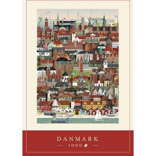 Puslespil Danmark 1000 brikker