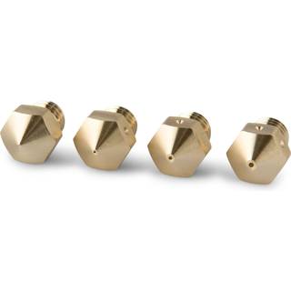 PrimaCreator MK8 Blandet Størrelser Messing Nozzle - 4 stk (0.20 mm/0.40 mm/0.60 mm/0.80 mm)
