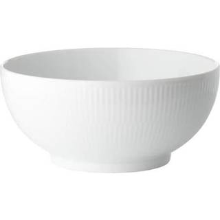 Royal Copenhagen - White Fluted Skål 73 cl / 15 cm - Serveringsskåle - Porcelæn
