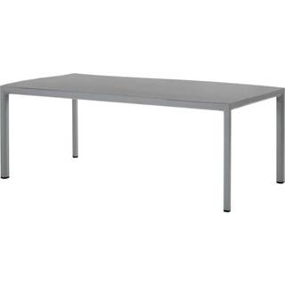 Cane-line drop understel til spisebord lysegrå alu 200x100cm ekskl. bordplade