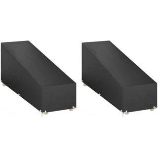 overtræk til liggestole 2 stk. 205x75x40/70 cm polyethylen