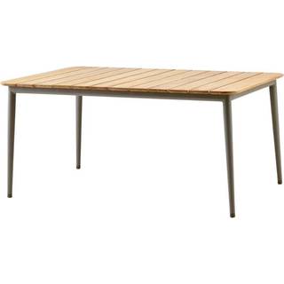Cane-line Core spisebord Taupe/teak 160 x 90 cm
