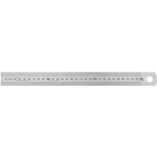 Stållineal 1000x30x1,0 mm med aflæsning venstre-mod-højre