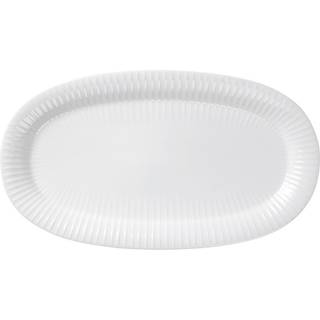 Hammershøi ovalt serveringsfad, hvid, 40 x 22,5 cm