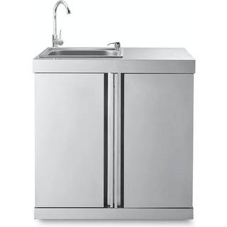 Myoutdoorkitchen - Modul med opvaskebord og opbevaringsskab