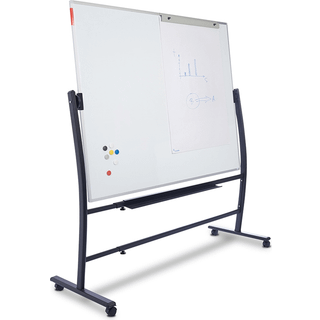 Naga Rocada mobil dobbeltsidet whiteboard 150x120cm