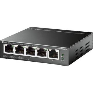 5Port Gigabit Easy Smart Switch with 4Port PoE+ 4x Gigabit PoE+ Ports 1x Gigabit Non-PoE Ports 802.3af/at 120W PoE Power