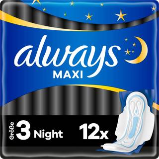 Always Maxi Night hygiejnebind med vinger