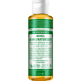 Dr. Bronner's Pleje Flydende sæber Almond 18-in-1 Nature Soap 120 ml (458,00 kr / 1 l) - 120 ml