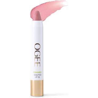 Ogee Toned Sculpted Lip Oil - Lip Stain lavet med 100% organisk kokosnøddeolie Jojoba Oil og E -vitamin - Bedst som læbebalsam Lipfarve eller læb