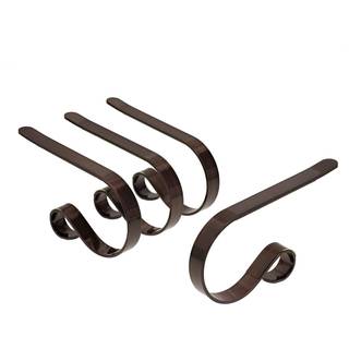 Haute Decor the Original Mantleclip - 4 Pack (oli -rubbed bronze) - H?ng julestr?mper sikkert og sikkert fra manteller op til 3 tommer tyk