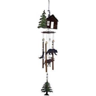 Sunset Vista Designs Wilderness Wonder Cabin Fever Wind Chime 28 """"