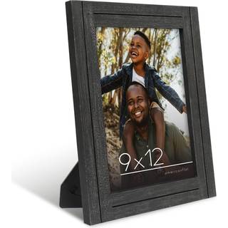 AmericanFlat 9x12 Billedramme med poleret krystalklart glas - Hampton -kollektion - n?d