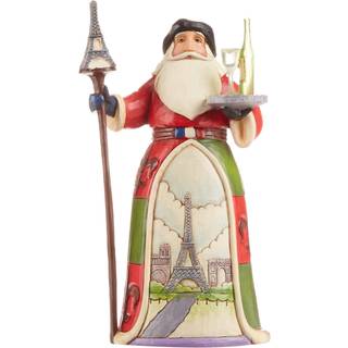 Enesco Jim Shore Heartwood Creek French Santa Stone Resin Figurine
