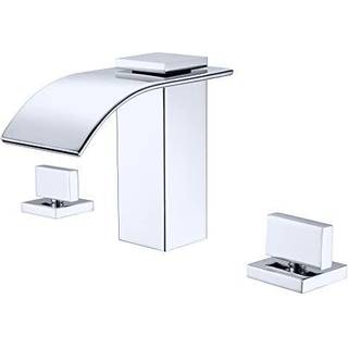 Sumerain 3 Huld?k Mount Roman Tub Faucet Vandfald Badekar F?gehane med ventilkrom finish
