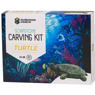 Studiostone Creative DIY Arts & Crafts Sharving Kit B?rn Voksne Skildpadde Skulptur Soapstone