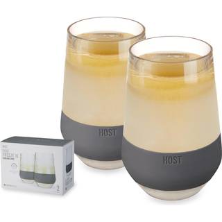 Wine Freeze XL Cooling Cups in Grey (sæt af 2) af værten