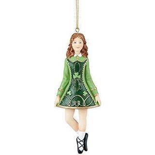 C&F Home Irish Girl Dancer St. Patrick's Day Clover Christmas (Xmas) Ornament Ornament gr?n