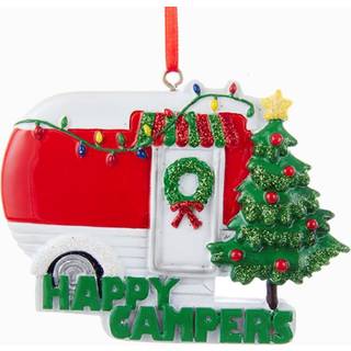 Kurt Adler Happy Campers Caravan Christmas Ornament Red